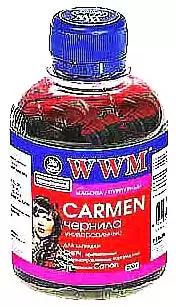 Чорнило WWM CARMEN (CU/M) Magenta, 200 г, універсальне для принтерів Canon - зображення 1