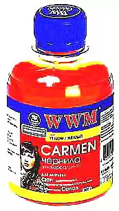 Чорнило WWM CARMEN CU/Y Yellow, 200 г, універсальне для принтерів Canon - зображення 1