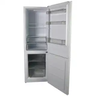 Фото товара Холодильник Grunhelm GRW-185DD, 185 см, белый, капельное замораживание, холодильная камера 240 л, морозильная камера (снизу) 98 л, 185×60×65 см