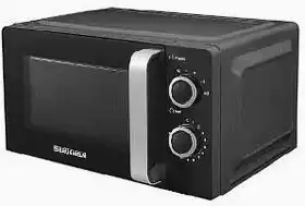 Фото товара Микроволновая печь GRUNHELM 20MX702-B, черная, 800W, механическая