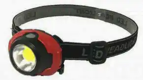 Ліхтарик налобний 1802-COB+LED 12V - зображення 1