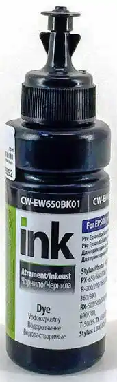 Чорнило CW-EW650BK Black Colorway 100 г для принтерів Epson. - зображення 1