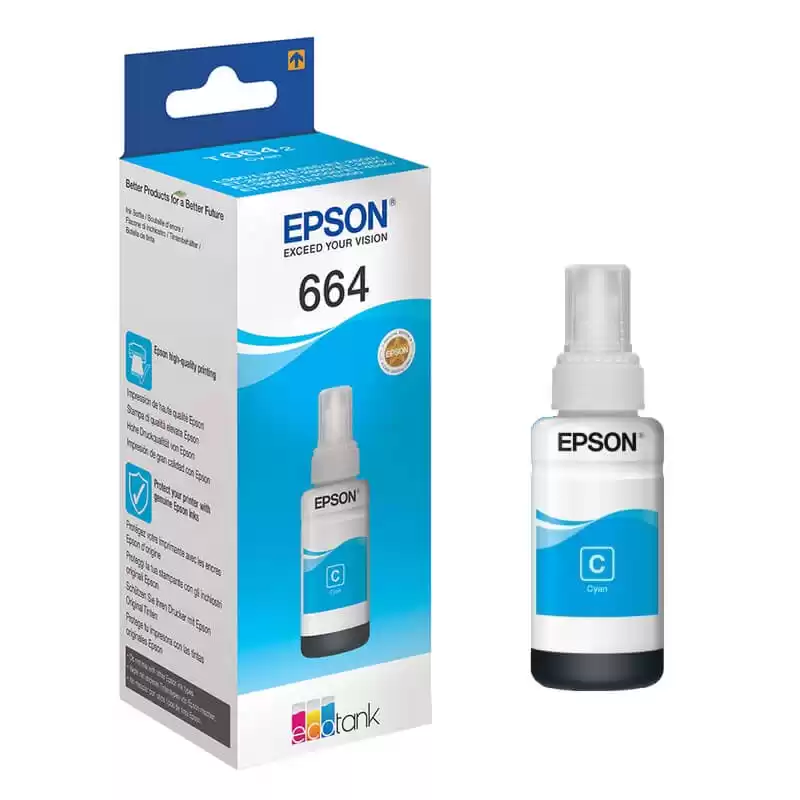 Контейнер с чернилами EPSON L100/L200 cyan (70мл) (C13T66424A) - изображение 1