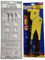 Фото товара Пистолет заклепочный ручной усиленный HR-03 поворотный механизм 0-360 ° 280 мм Сталь