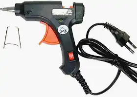 Фото товара Клеевой пистолет 40W со стержнями 2 шт 11*200 мм Сталь 80140