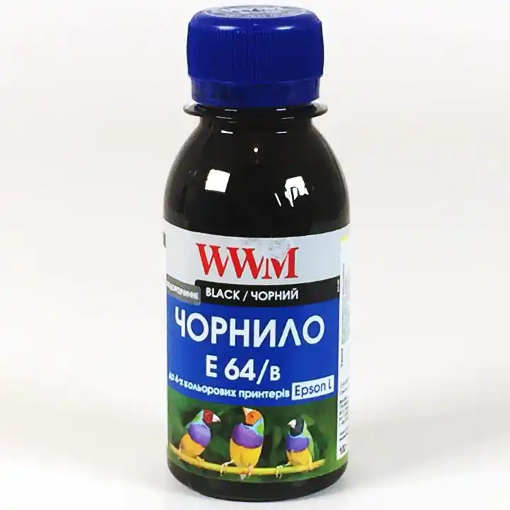 Чорнило E64/B Black WWM 100 г, для Epson - зображення 1