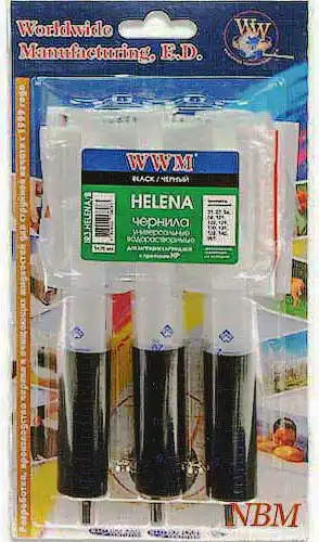 Чорнило WWM HELENA Black 20 г для принтерів HP - зображення 1