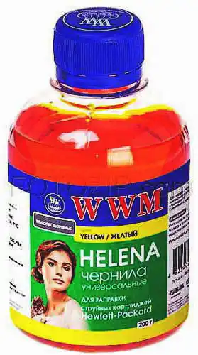 Чорнило HU/Y Yellow HELENA WWM 200 г, для принтерів HP - зображення 1
