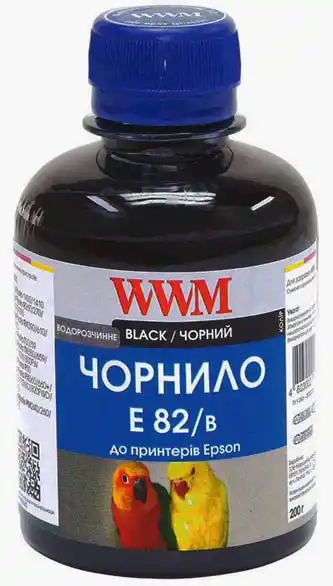 Чорнило WWM E82/B Black 200 г - зображення 1