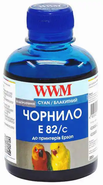 Чернила WWM E82/C Cyan 200г - изображение 1