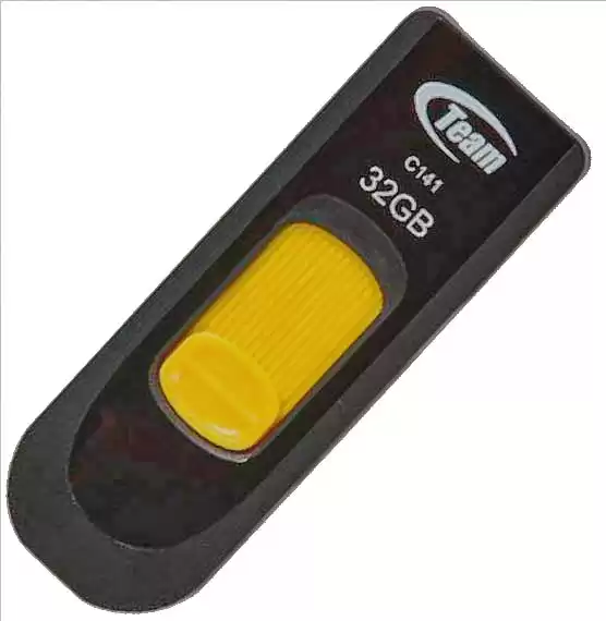 Флешка 32 Гб USB 2.0 Team Group C141 Yellow - зображення 1