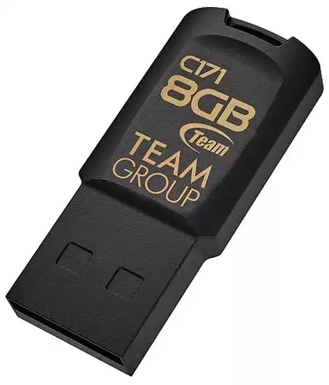 Флешка 8 Гб Team Group C171 USB 2.0 чорна. USB накопичувач (Флеш пам
