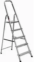 Фото товара Лестница раскладная алюминиевая STARK 505 5 ступенек, максимальная нагрузка 150кг
