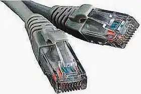 Фото товара Кабель Патч-корд 3 м серый, ATcom UTP, RJ45, Cat. 5e, для создания компьютерной сети и подключения интернета к компьютеру, ноутбуку или телевизору