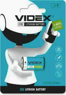 Батарейка CR2 Videx 1.5V, (уп.20/1). - изображение 1