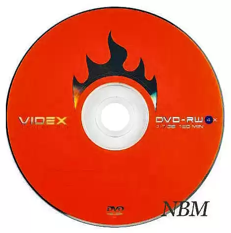 Диски DVD-RW Videx 4,7Gb 4x Bulk 50 шт. - зображення 1