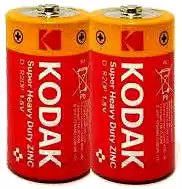 Батарейка D LR20, Kodak XTRALIFE, 1,5 V, лужна, уп. 2/1, аналоги: R20, UM1, 13, 14, 14D - зображення 1