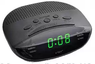 Фото товара Часы сетевые VST-908-4 салатовые, радио FM, 220V