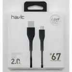 Кабелі USB Male на micro USB, Havit HV-H611, 1.8 м - зображення 1
