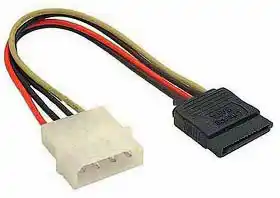 Фото товара Кабель питания Molex Female на SATA Female 15pin