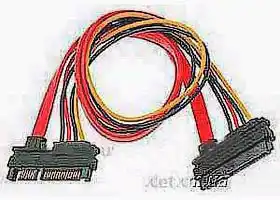 Фото товара Удлинитель SATA 7 + 15pin Male на SATA 7+15pin Female