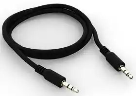 Фото товара Кабель AUX 3pin Audio 3.5 mm Male на Audio 3.5 mm Male, 5м