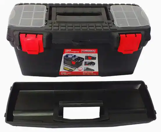 Ящик для інструментів 16" Staff Basic ALU 415*226*200 мм Haisser - зображення 1