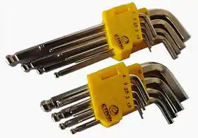 Фото товара Набор Г-образных ключей 9 шт HEХ Сталь