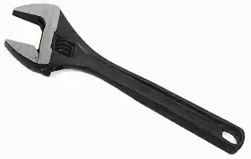 Фото товара Ключ розводной 200 мм, хромированный Сталь