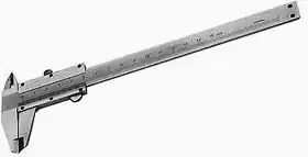 Фото товара Штангенциркуль 150мм Сталь для измерения диаметра и глубины