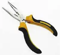 Фото товара Длинногубцы никелированные двухкомпонентная ручка 200мм Сталь