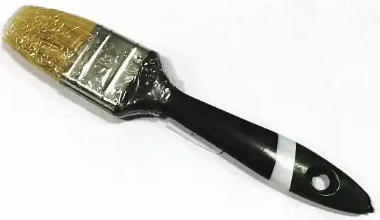 Пензлик 1.5" для фарбування тип "Англійська" натуральний ворс Сталь - зображення 1