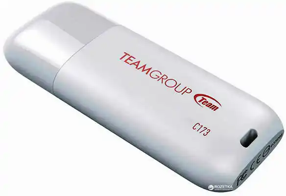 Флешка 16 Гб Team Group C173 USB 2.0 біла - зображення 1
