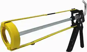 Фото товара Пистолет для герметика профессиональный (скелетный корпус) Сталь 31103