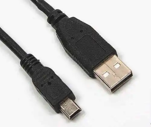 Кабелі USB 2.0 Male на mini USB Male, 10 см - зображення 1