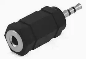 Фото товара Адаптер переходник Audio 2.5 мм Male на 3.5 мм Female