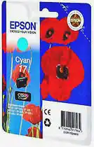 Фото товара Картридж Epson (C13T17024A10) Cyan, для: Epson XP-103, XP-203, XP-207, XP-303, XP-306, XP-403, XP-406