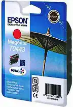 Фото товара Картридж оригинал Epson Т0443 для Stylus C84, C86, CX6400, 6600 Magenta (C13T04434010) ресурс 450 стр. - повышенной емкости