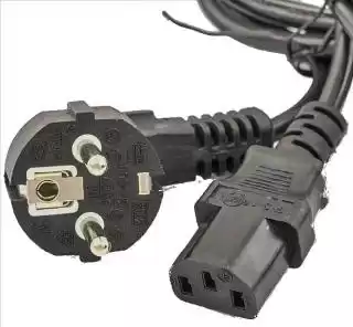 Фото товара Кабель питания для компьютеров, 1.8м, евровилка, 3pin, сечение 0,75мм