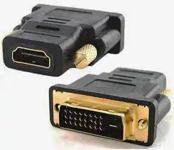 Фото товара Адаптер HDMI Female to DVI Male (24+5) позолоченные контакты