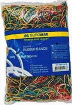 Фото товара Резинки для денег разноцветные вес упаковки 200г