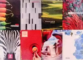 Фото товара Блокнот А5, 80 листов, клетка, твердая ламинированная обложка, офсет, Колорит 30-А5/80