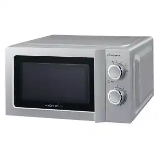 Фото товара Микроволновая печь Grunhelm 20MX711-G серая, 20 л, 700 Вт, механическая