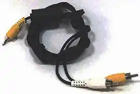 Фото товара Кабель 2xRCA Male на Jack 2,5mm Male, 1.2 м