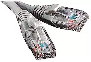 Фото товара Кабель Патч-корд 20 м серый, ATcom UTP, RJ45, Cat. 5e, для создания компьютерной сети и подключения интернета к компьютеру, ноутбуку или телевизору