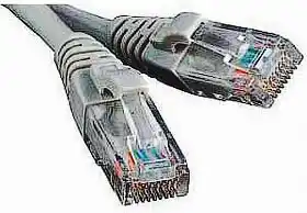 Фото товару Кабель Патч-корд 2 м сірий, Cablexpert cat 5E PP12-2m, для створення компʼютерної мережі та підключення інтернету до компʼютера, ноутбука, телевізора