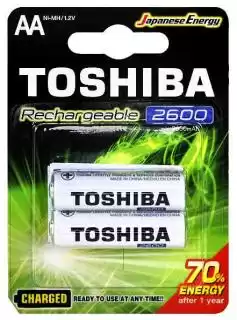 Фото товара Аккумулятор Toshiba 2600mAh AA
