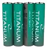 Батарейка AA R6, Titanum, 1,5 V, сольова, уп. 40/4/1, аналоги: LR6, UM3, 15, 15A, MN1500 - зображення 1