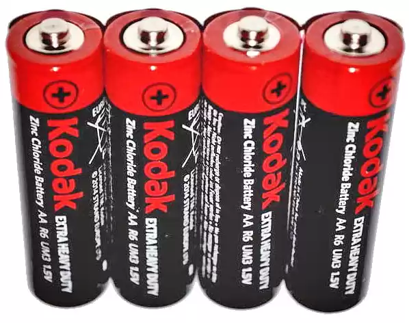 Батарейка AA R6 Kodak, 1,5 V, сольова, уп. 40/4/1, аналоги: LR6, R6, 316, А316, Mignon, Stilo, пальчикова - зображення 1