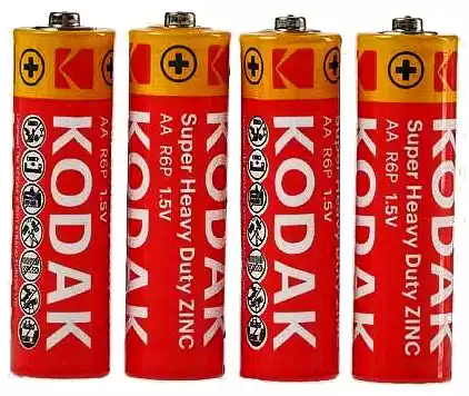 Батарейка AA LR6, Kodak, 1,5 V, лужна, бл. 6/1, аналоги: R6, UM3, 15, 15A, MN1500 - зображення 1